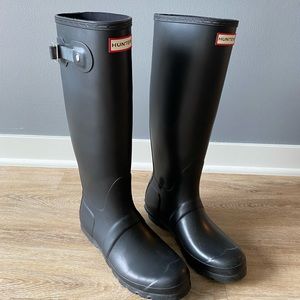 Hunter Original Tall Rain Boots - Matte Black